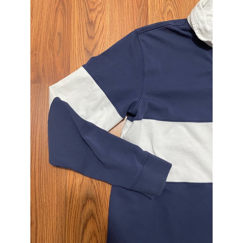 Vineyard Vines Rugby Shirt Mens Small Colorblock Navy White Whale Logo - Picture 7 of 10